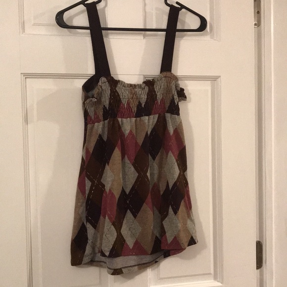 Argyle pattern tank top - Picture 2 of 2